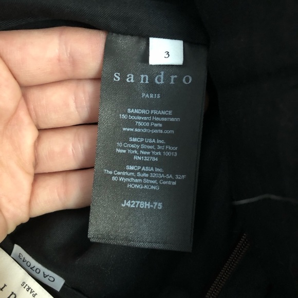 Jupe en cuir sandro taille 3 - Picture 5 of 7